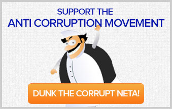 Dunk the corrupt neta!