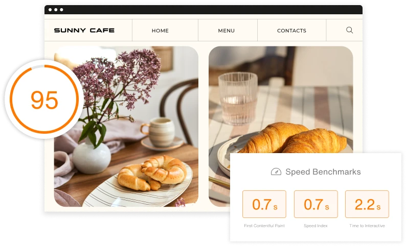 Experience blazing-fast load times 