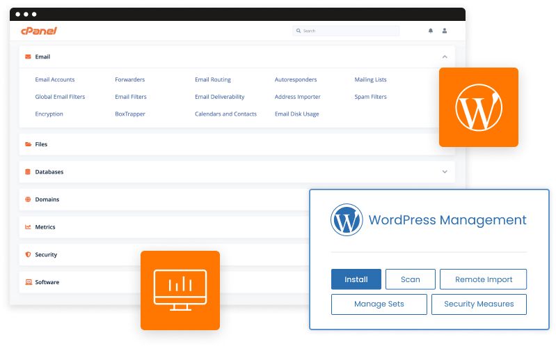 Hassle-free and simple control panel