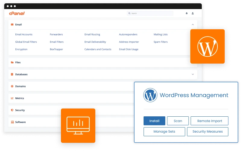 Hassle-free and simple control panel