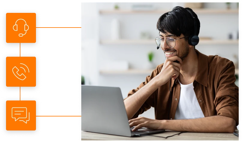 Be assured of round-the-clock customer support  